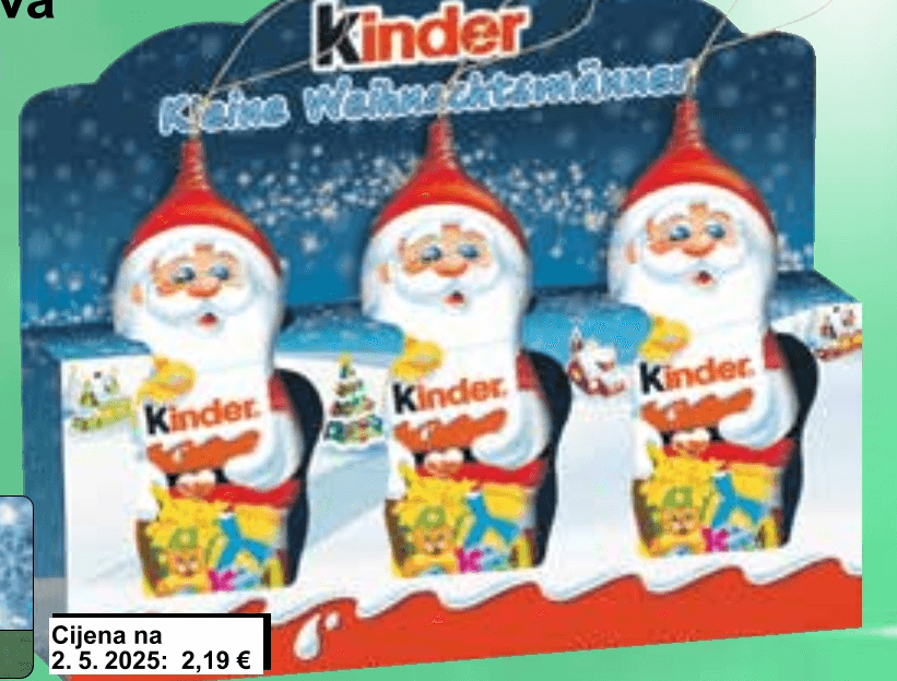 Kinder figura cava seasonal 36 g - Akcija u trgovini KTC