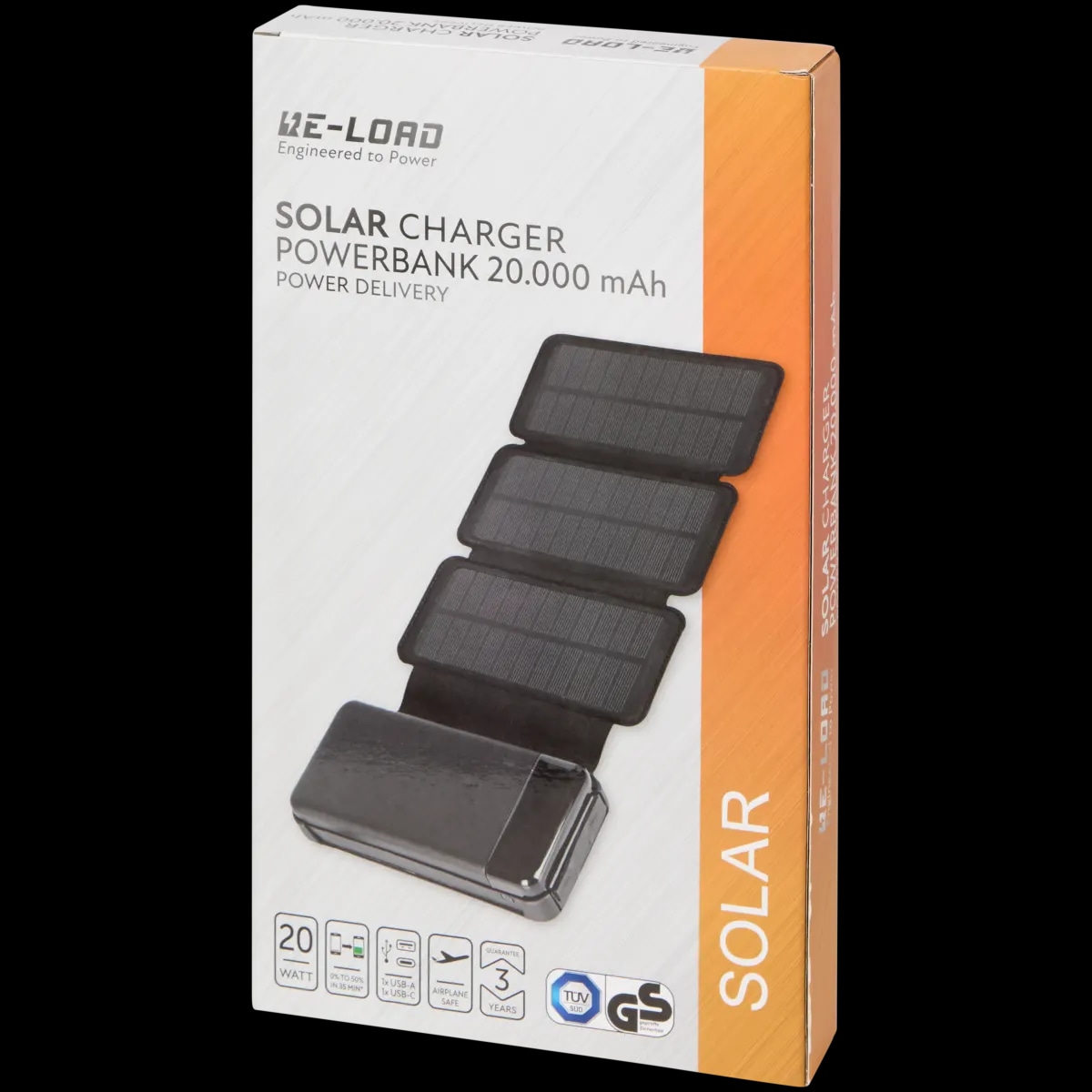 Re-load Solarna prijenosna baterija 20 vati | 20 000 mAh - Akcija u trgovini Action