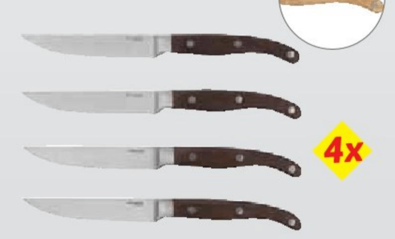 SILVERCREST Noževi za steak 4 komada u setu - Akcija u trgovini Lidl