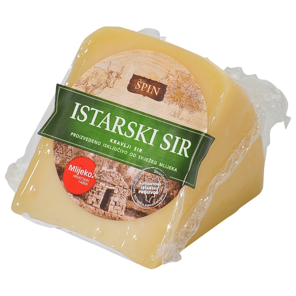 Špin istarski sir tvrdi kravljI punomasni 230 g Akcija u trgovini Konzum