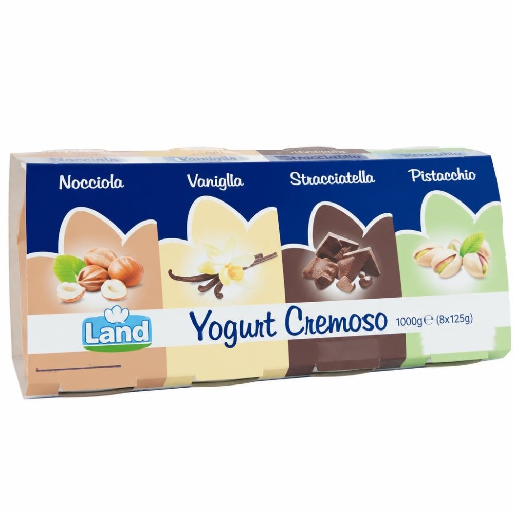 Land Yogurt Cremoso 8 kom / 1 kg Akcija u trgovini Eurospin