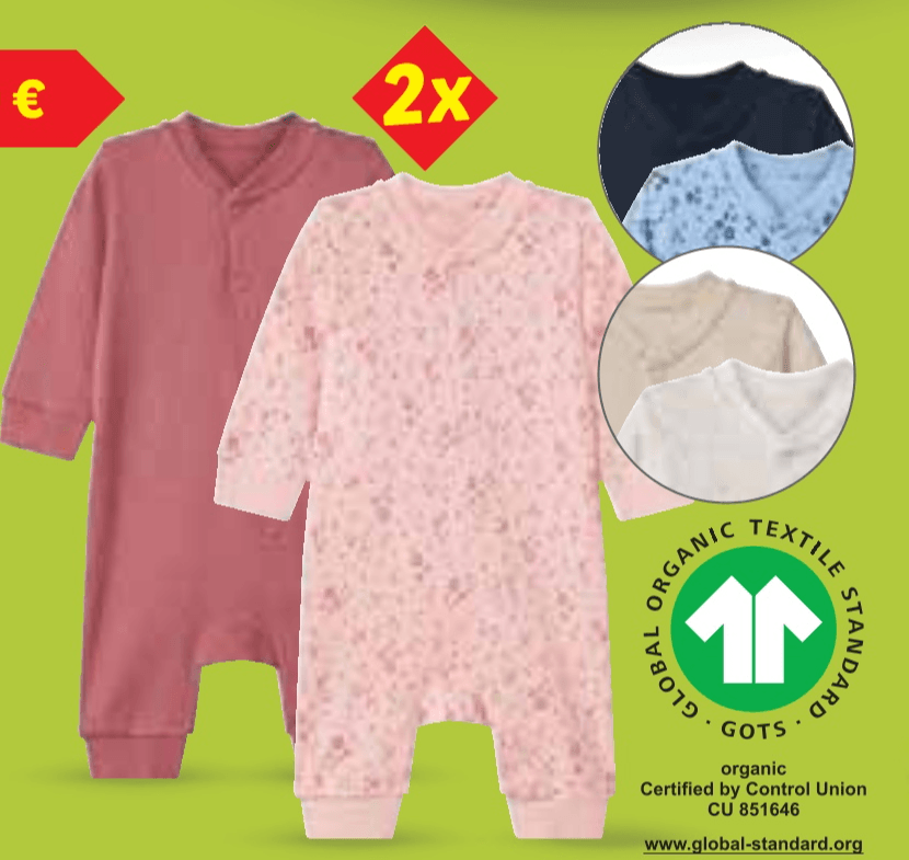 Lupilu Pidžame za bebe 2 komada u setu - Akcija u trgovini Lidl