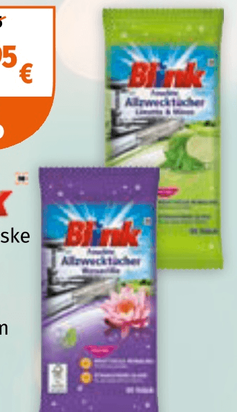 Blink višenamjenske maramice 50 kom - Akcija u trgovini Mueller