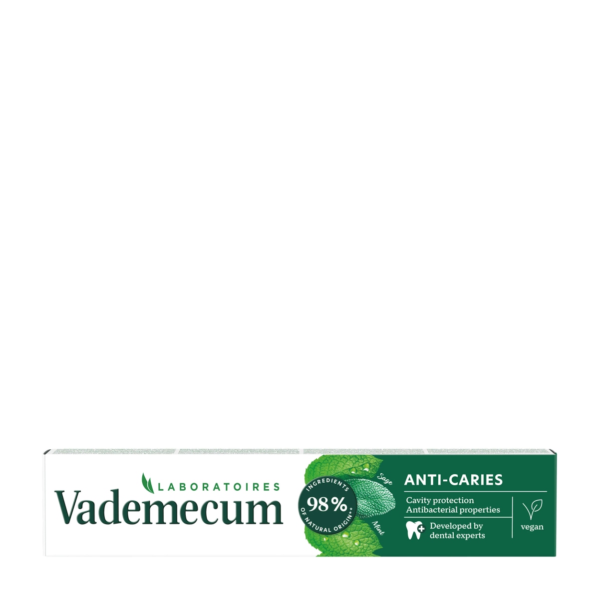 Pasta Vademecum Natural white, Anti caries 75 ml - Akcija u trgovini Boso