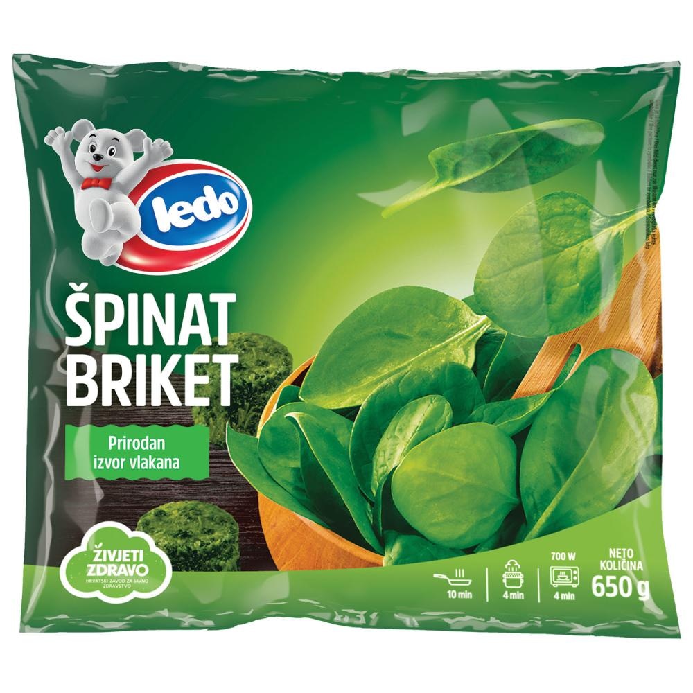 Ledo Špinat ili blitva 650 g Akcija u trgovini Kaufland