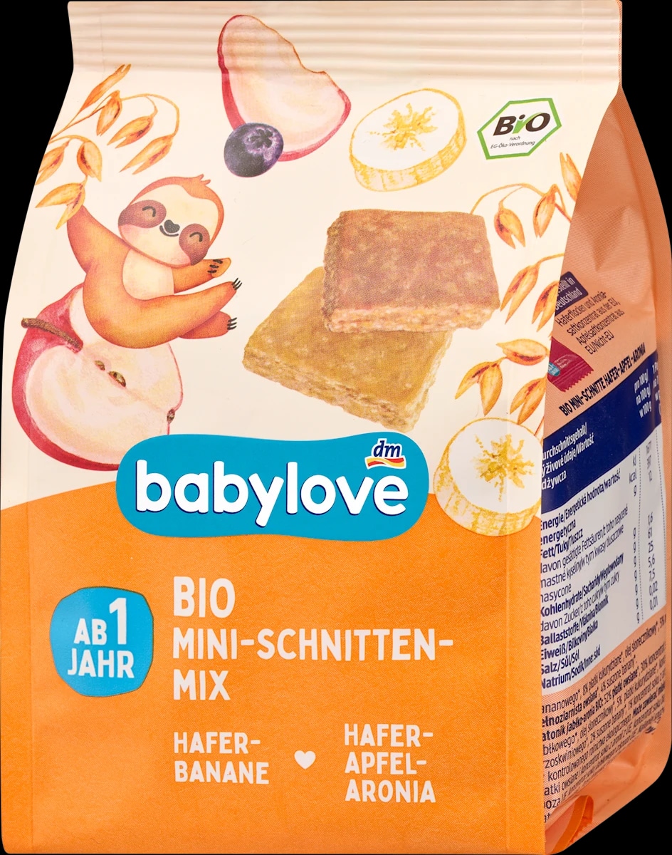 babylove EKO miks mini voćnih pločica 120 g - Akcija u trgovini Dm