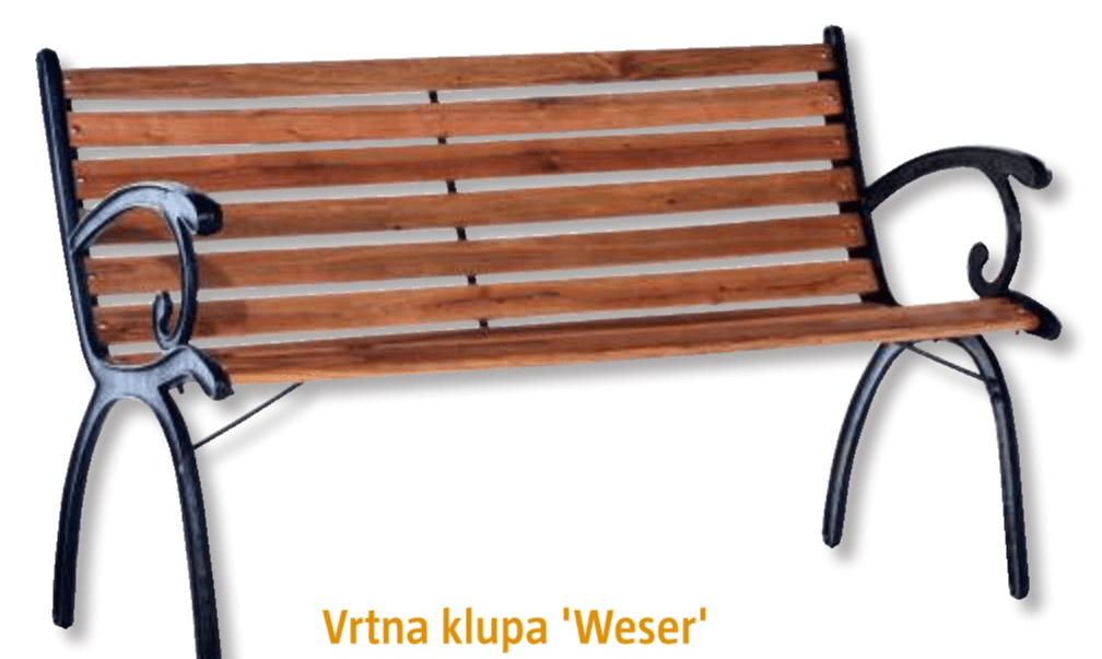 Vrtna klupa 'Weser' - Akcija u trgovini Bauhaus