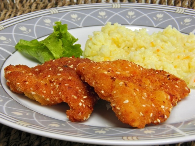 Pileći file u panadi sa sezamom 1 kg - Akcija u trgovini Spar