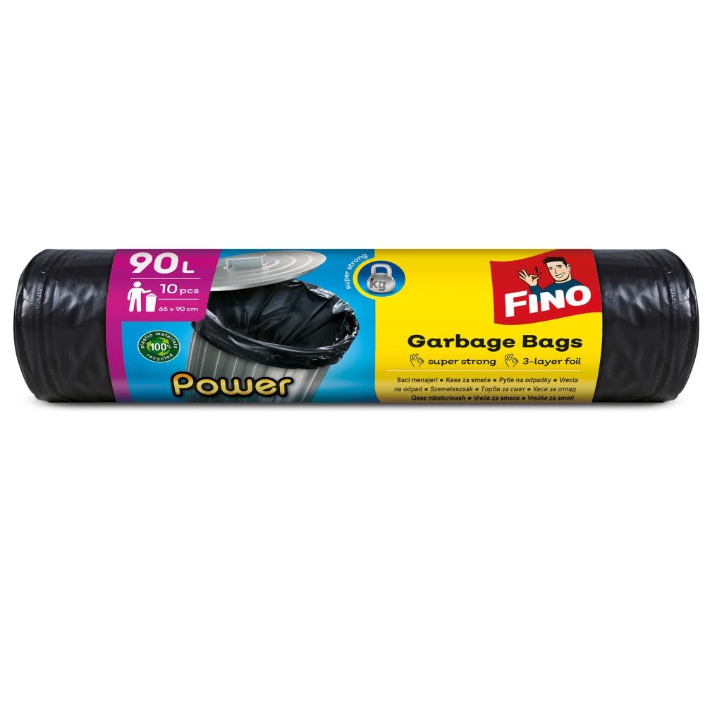 Fino power vreće za smeće 90 l, 10 kom - Akcija u trgovini Bakmaz