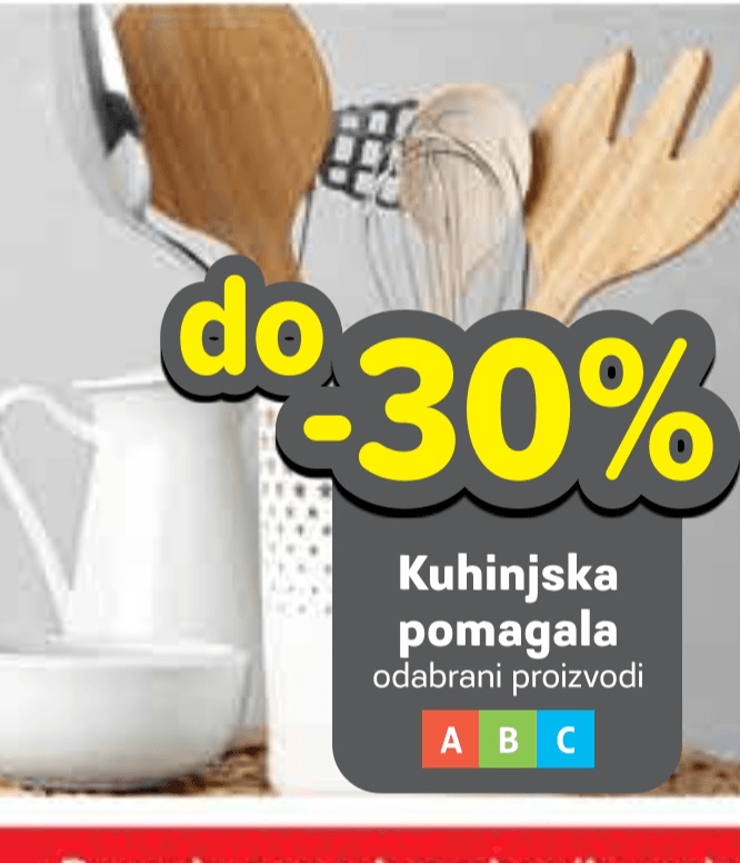 Kuhinjska pomagala - Akcija u trgovini Plodine