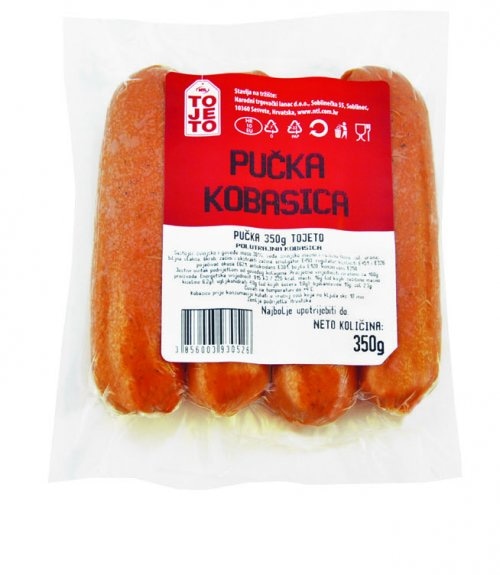 Kobasica pučka 350 g ToJeTo - Akcija u trgovini NTL