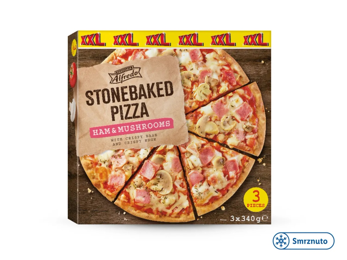 TRATTORIA ALFREDO Pizza XXL 3 x 340 g - Akcija u trgovini Lidl