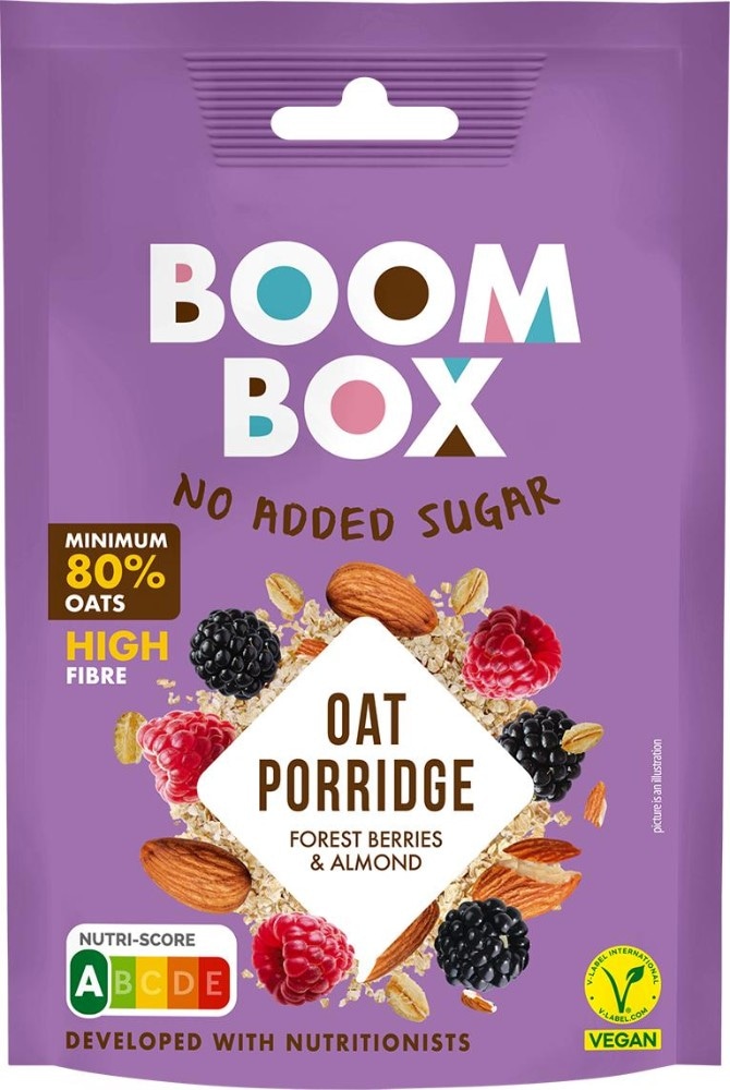 Boom Box Oatmeal Forest Berries 60g - Akcija u trgovini Bipa
