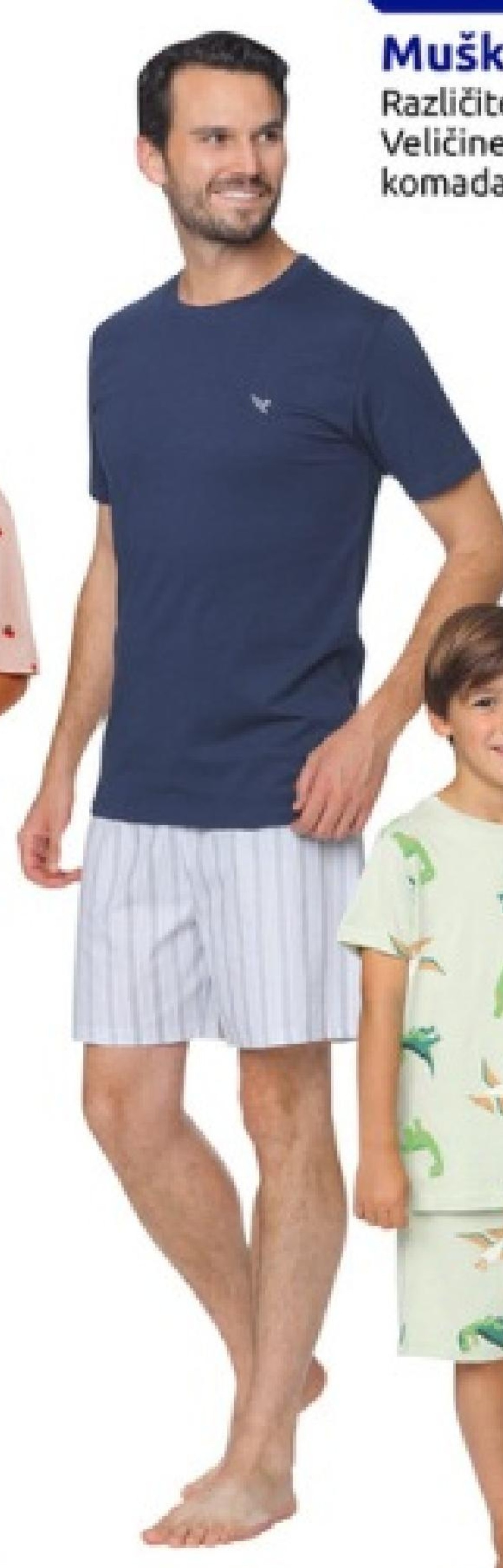 Muška kratka pidžama 2 komada - Akcija u trgovini Action