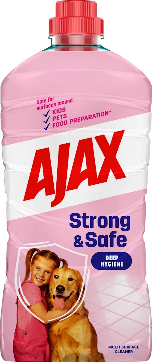 Ajax sredstvo za čišćenje poda + stakla 1L + 500ml - Akcija u trgovini Konzum