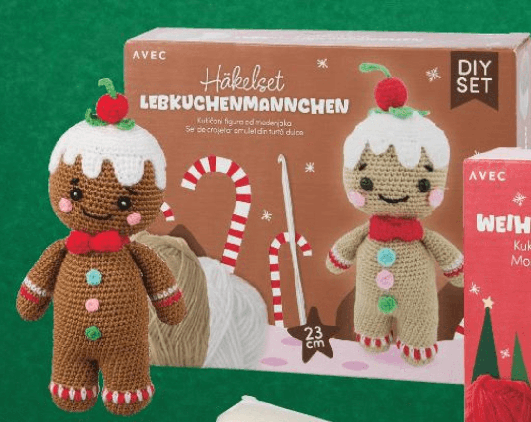 Häkelset Lebkuchenmannchen AVEC - Akcija u trgovini Kaufland
