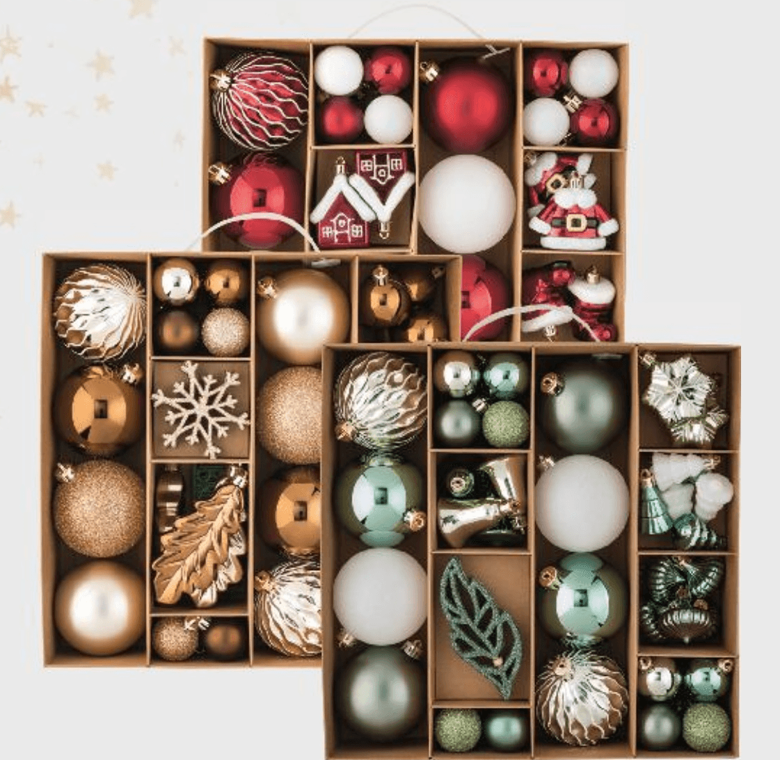 Ukrasi za bor 51 kom - Akcija u trgovini Kaufland