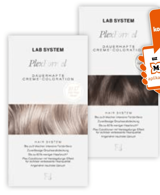 LAB SYSTEM Plex Creme Coloration 1 kom - Akcija u trgovini Mueller