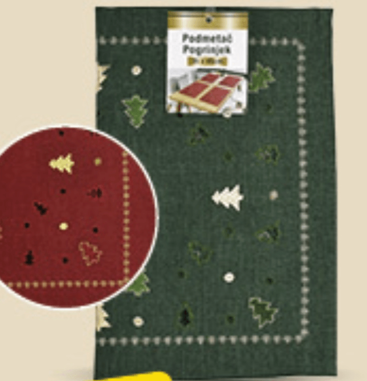 Podmetač Laser 35x45cm - Akcija u trgovini Konzum