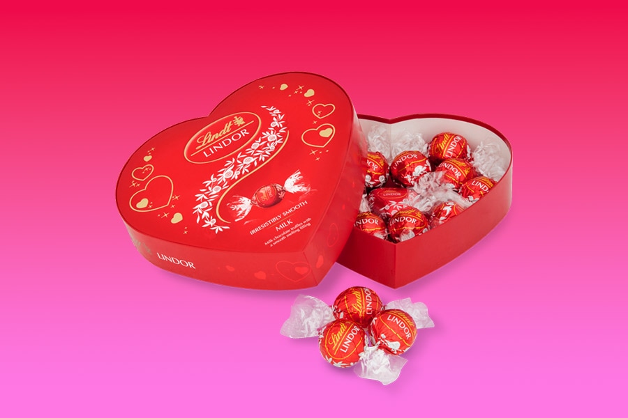 Lindt Lindor bombonijera srce 160g - Akcija u trgovini Konzum