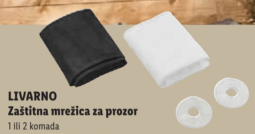 LIVARNO Zaštitna mrežica za prozor 1 ili 2 komada LIVARNO home - Akcija u trgovini Lidl