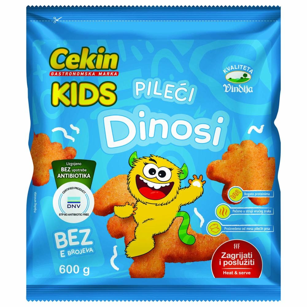 Cekin Pileći panirani dinosauri 600 g - Akcija u trgovini Studenac