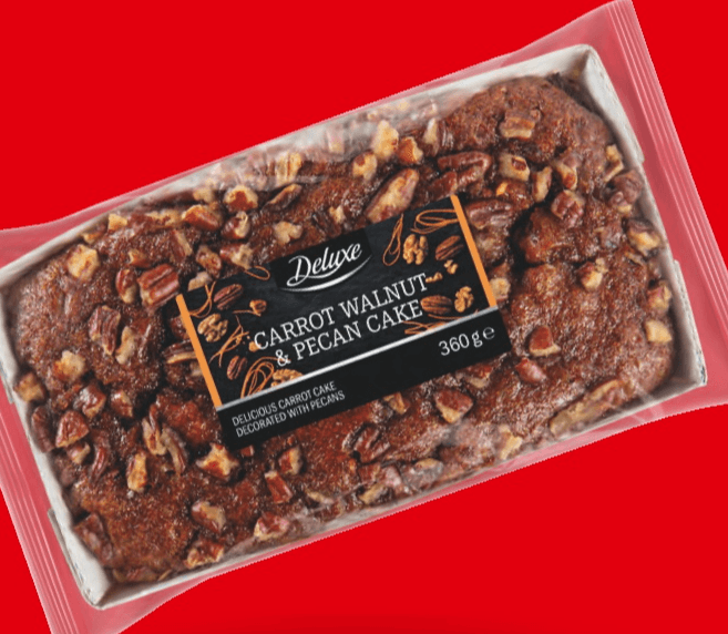 Premium kolač od mrkve, oraha i pekan oraha 360 g Deluxe - Akcija u trgovini Lidl