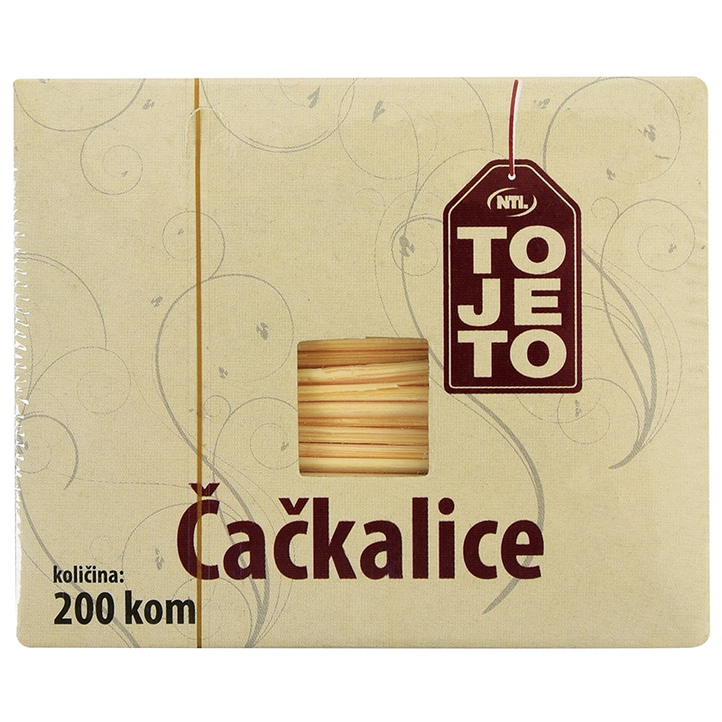 Čačkalice ToJeTo 1 pak - Akcija u trgovini NTL