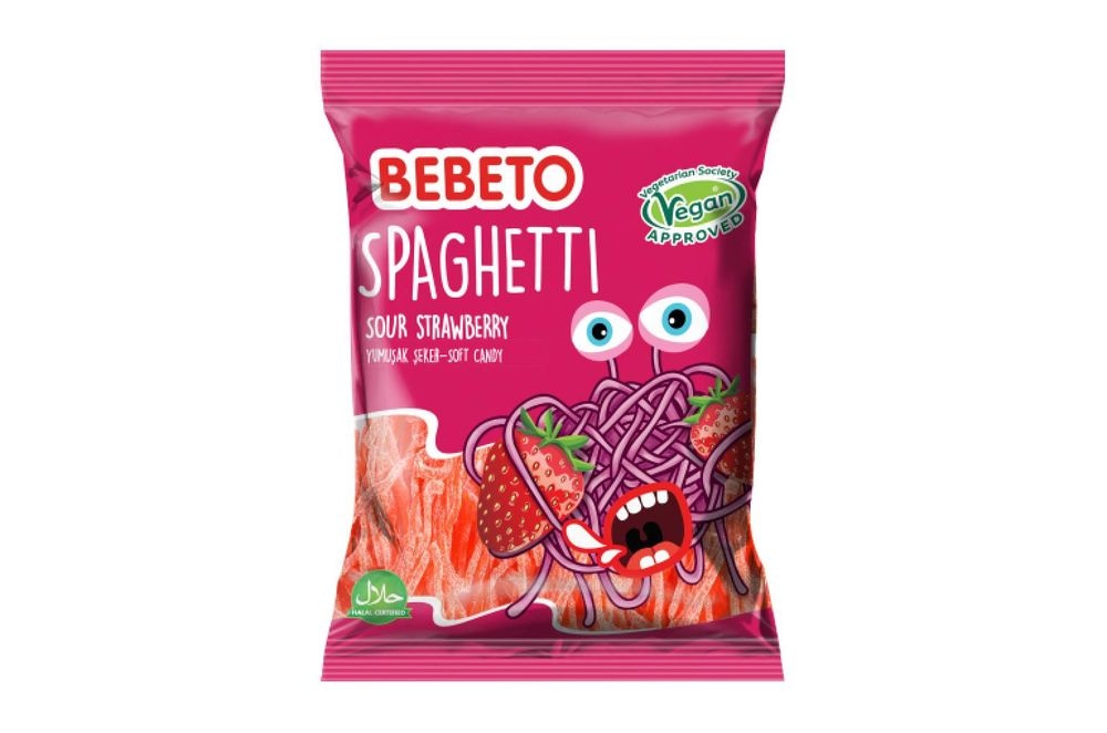 Gumeni bomboni Bebeto spaghetti 80 g - Akcija u trgovini KTC