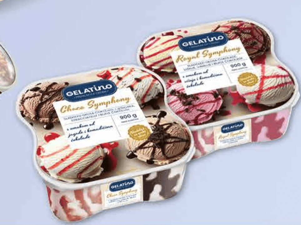 Gelatino Sladoled 1650 ml - Akcija u trgovini Plodine