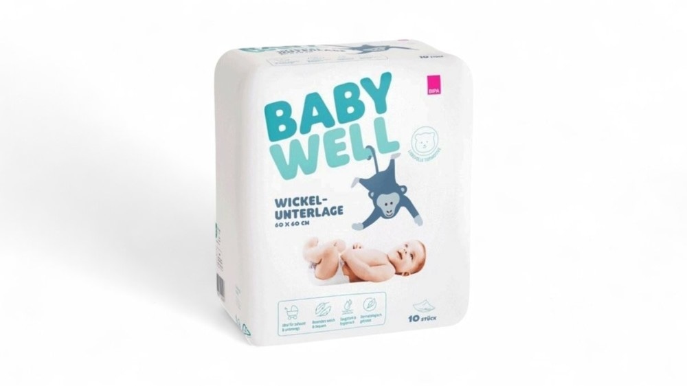 Babywell Podloga za previjanje 60x60 10/1 kom Akcija u trgovini Bipa