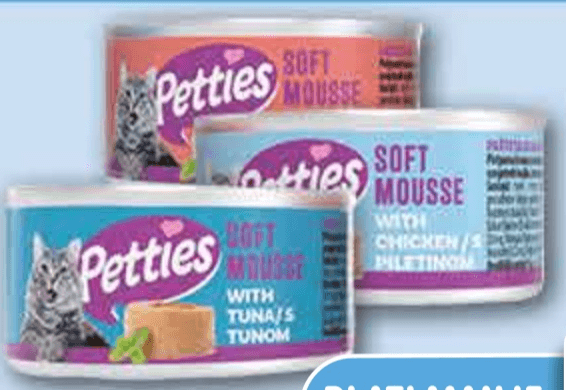 Petties Mousse za mačke 85 g - Akcija u trgovini Plodine