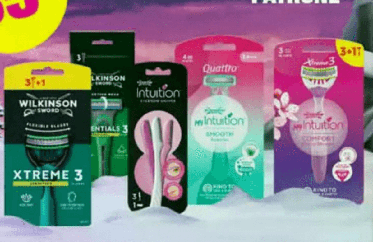 Odabrani Wilkinson sistemski brijači i patrone - Akcija u trgovini Bipa