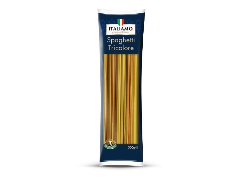 Spaghetti Tricolore 500 g Italiamo - Akcija u trgovini Lidl