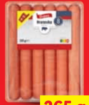 Dulano Dimljene hrenovke XXL 265 g - Akcija u trgovini Lidl