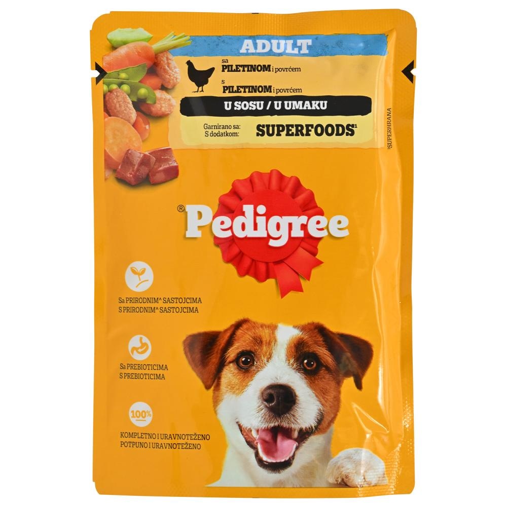 Pedigree hrana za pse piletina i povrće 100 g - Akcija u trgovini Bakmaz