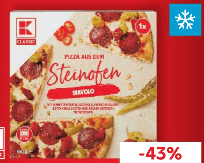 Pizza Classic Steinofen 330 g - 355 g - Akcija u trgovini Kaufland