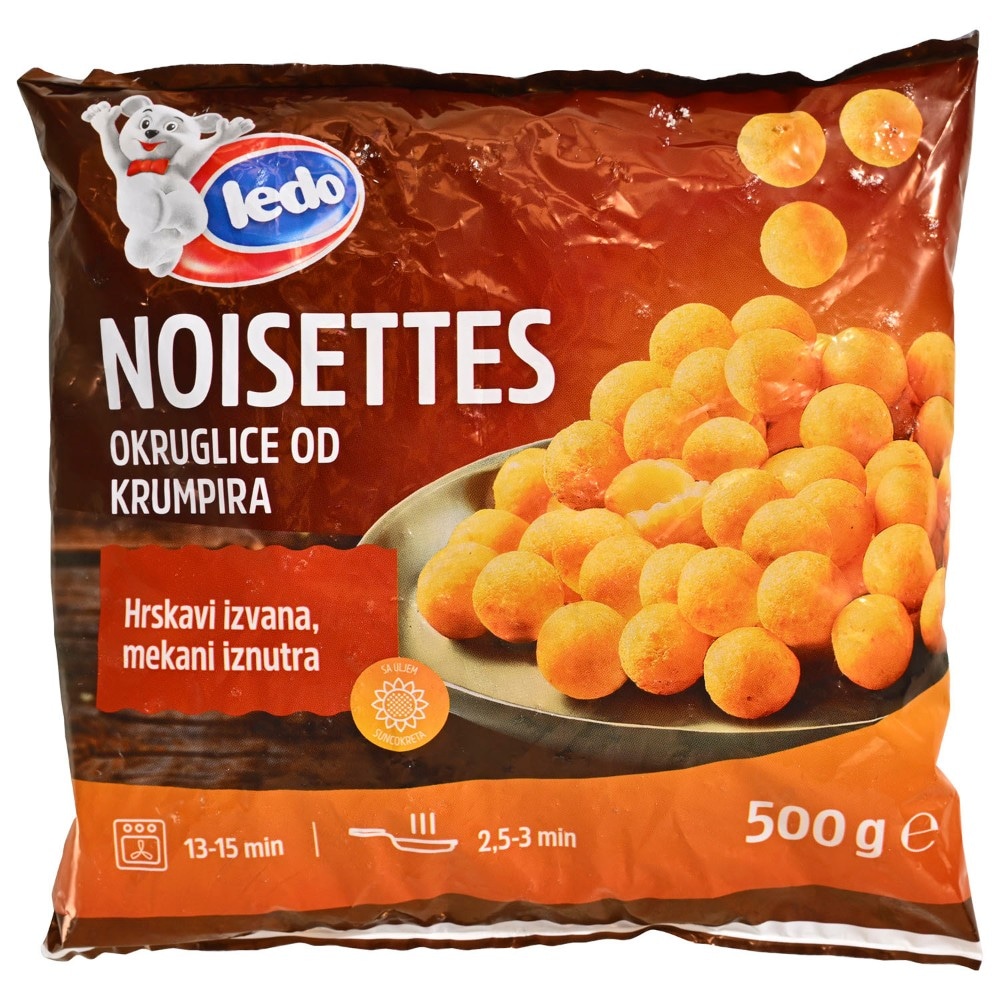 Noisettes okruglice od krumpira Ledo 500 g - Akcija u trgovini KTC