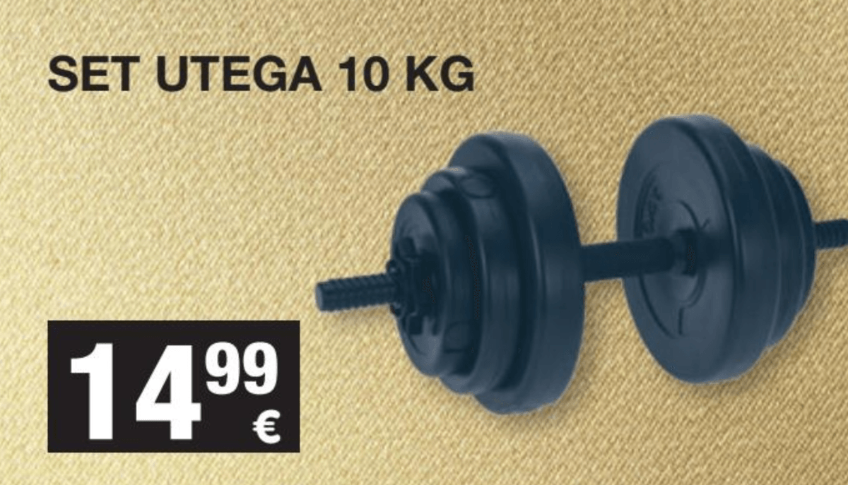 Set utega 10 kg 1 set - Akcija u trgovini Interspar