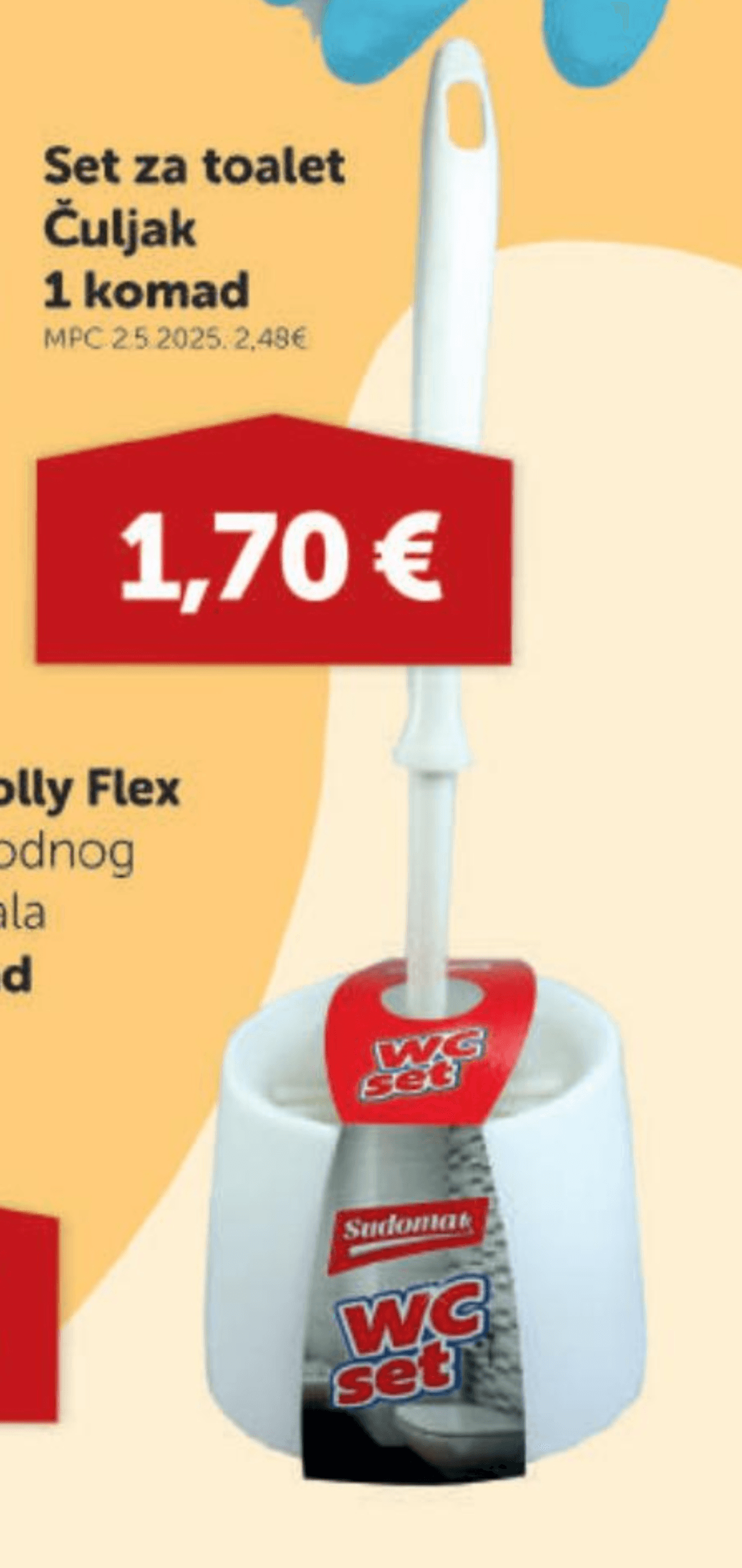 Set za toalet 1 komad Sudomat - Akcija u trgovini Boso
