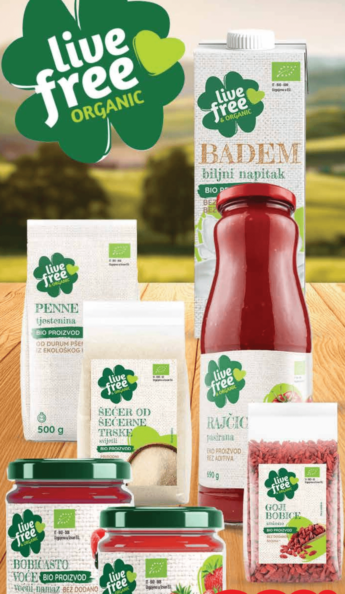 Live Free & Organic Badem biljni napitak - Akcija u trgovini Plodine