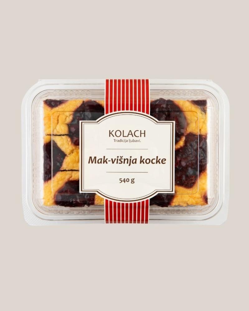 KOLACH mak višnja kocke 540 g - Akcija u trgovini Kaufland