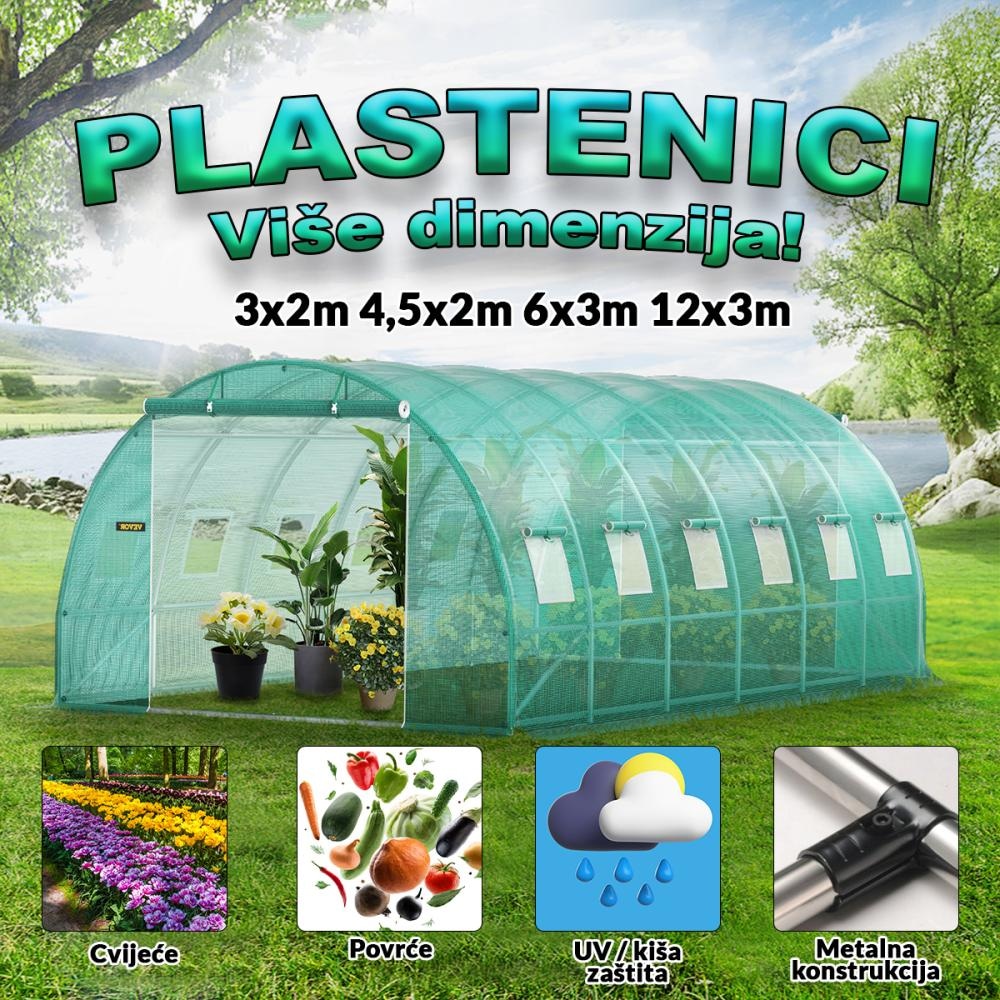 Plastenik 300x450 cm - Akcija u trgovini Vinkoprom