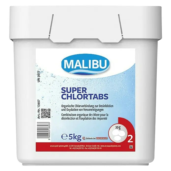 Superklor granulat 5 kg MALIBU - Akcija u trgovini Bauhaus