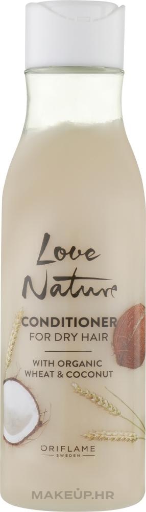 Love Nature regenerator za suhu kosu s organskom pšenicom i kokosom 250 ml - Akcija u trgovini Oriflame