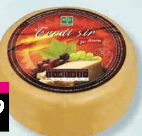 Sv.Kvirin Tvrdi sir 1 kg - Akcija u trgovini Trgovina Krk