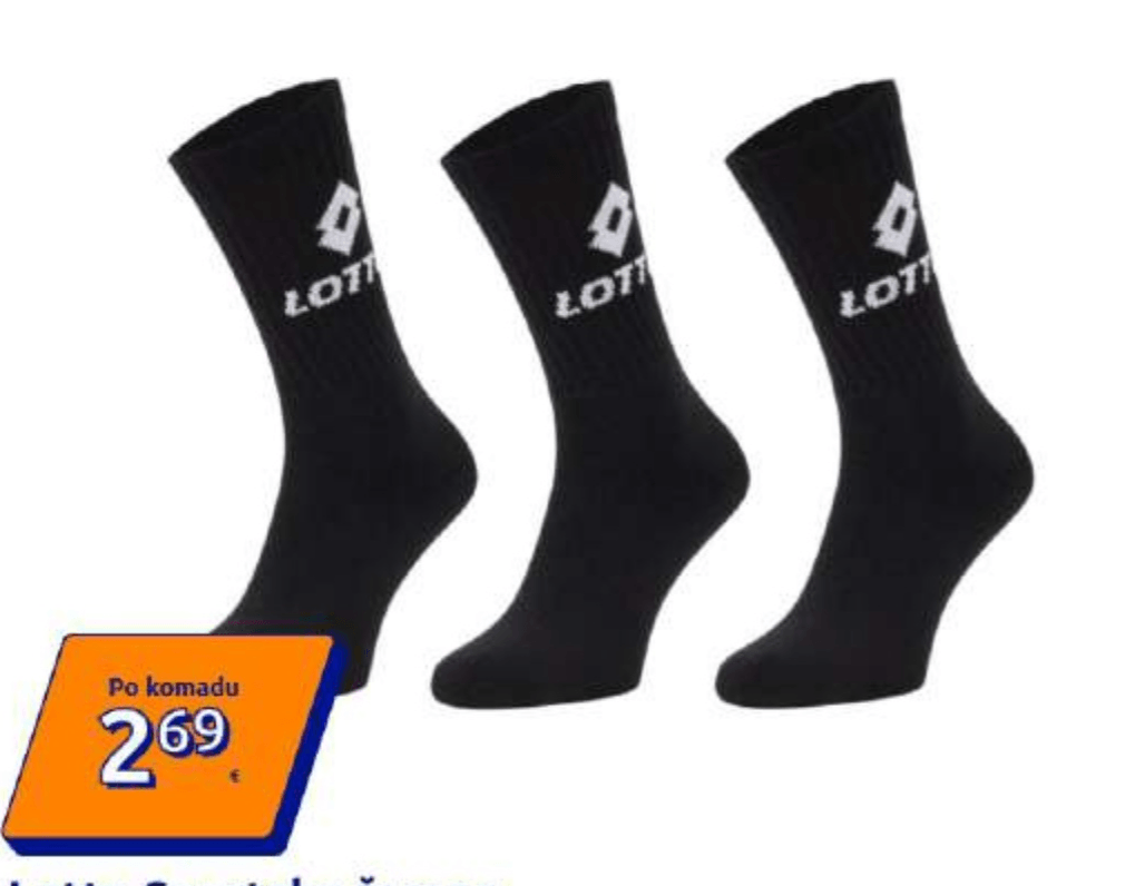 Lotto Sportske čarape 3 para - Akcija u trgovini Action