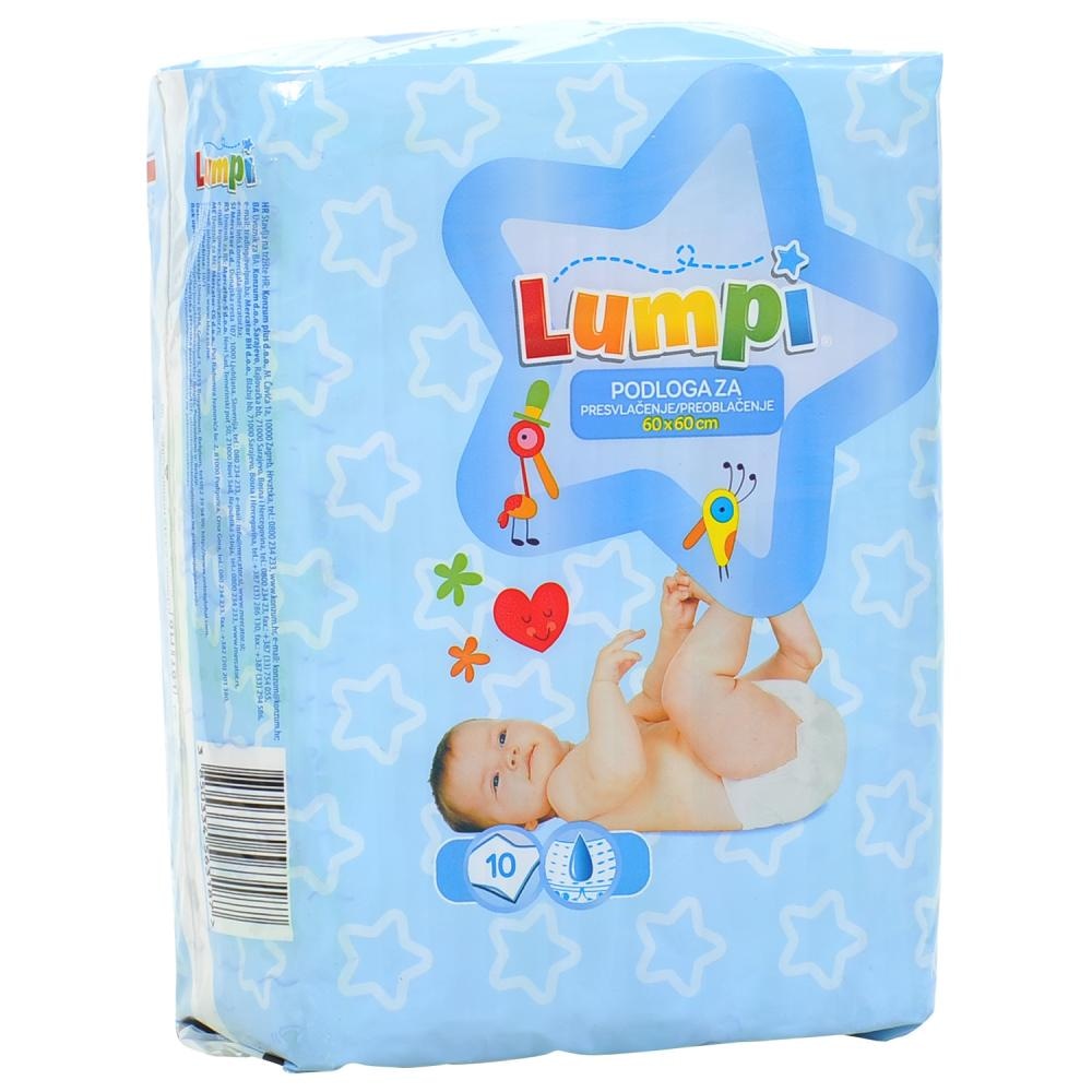 Lumpi Podloga za presvlačenje 60x60cm, 10/1 - Akcija u trgovini Konzum