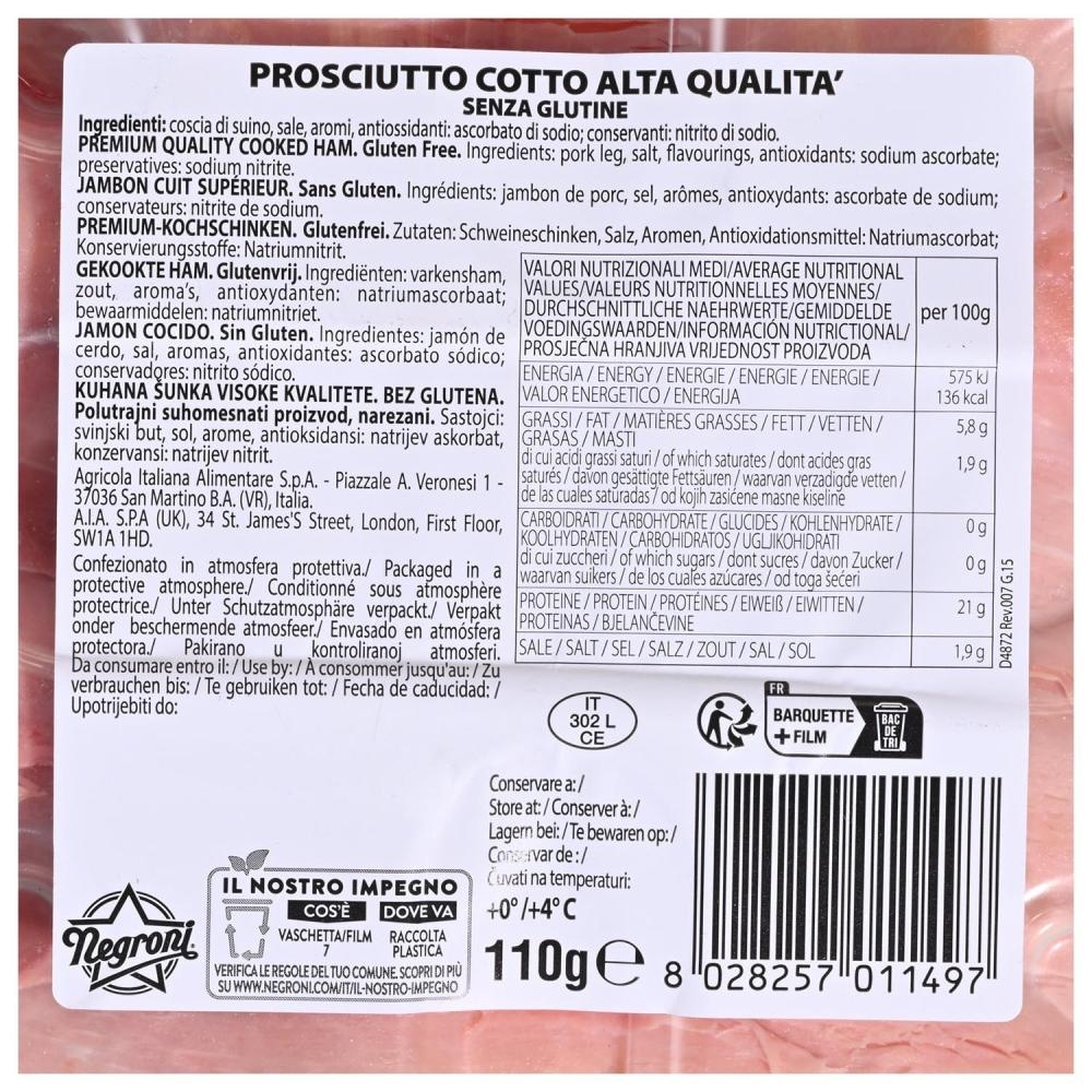 Negroni Kuhana Šunka 110 g - Akcija u trgovini Studenac