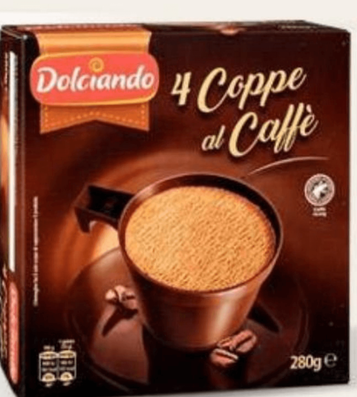 Sladoled s okusom kave 4 KOM, 280 g Dolciando - Akcija u trgovini Eurospin